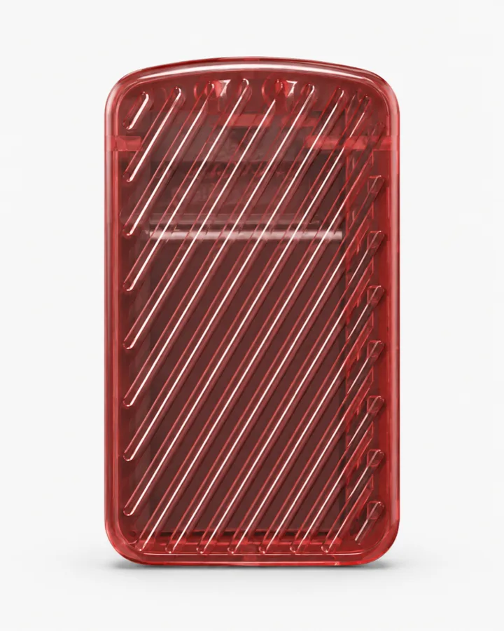 Translucent weight block, red